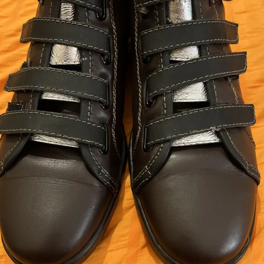 ZRK VIKTOR MENS HIGH TOP SNEAKERS SIZE 9  COLOR Black